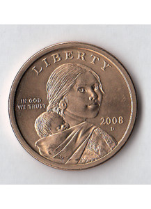 2008 - Dollaro Stati Uniti - Sacagawea (D)